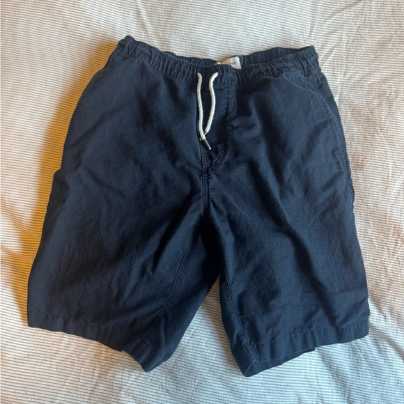 Sezane Navy Blue Men's linen shorts - Picture 1 of 3